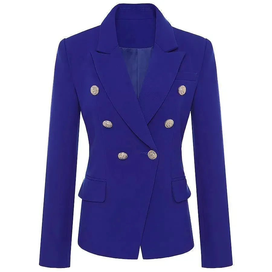 Drune | Die Inspiration Doppelreiher Blazer Damen - Formal-Business - Einfarbig-Solid