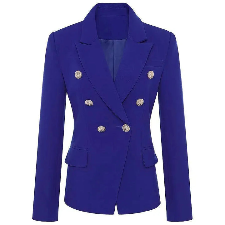 Drune | Die Inspiration Doppelreiher Blazer Damen - Formal-Business - Einfarbig-Solid