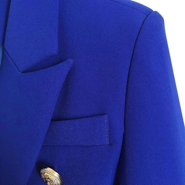 Drune | Die Inspiration Doppelreiher Blazer Damen - Formal-Business - Einfarbig-Solid