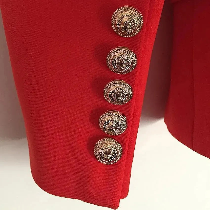 Drune | Der optimistische zweireihige Blazer Damen - Formal-Business - Einfarbig-Uniform