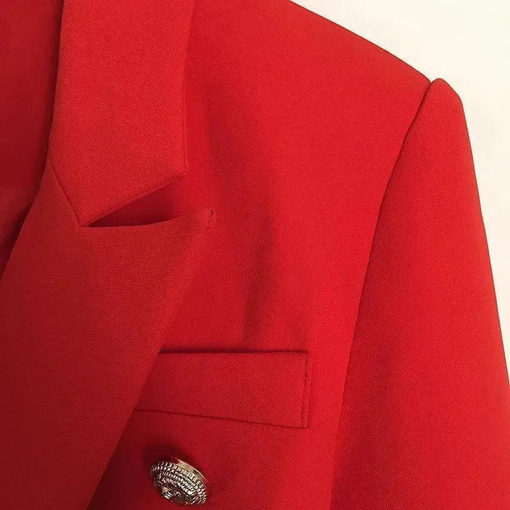 Drune | Der optimistische zweireihige Blazer Damen - Formal-Business - Einfarbig-Uniform