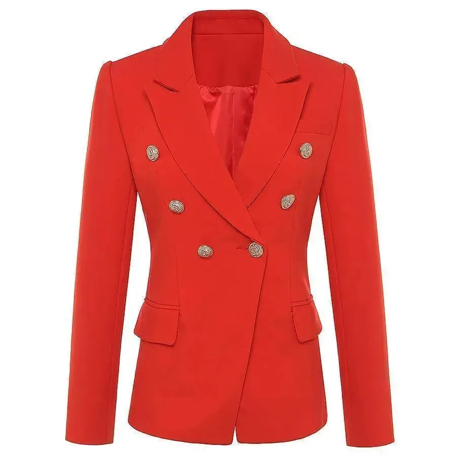 Drune | Der optimistische zweireihige Blazer Damen - Formal-Business - Einfarbig-Uniform