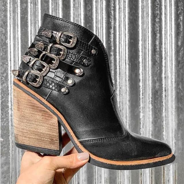 Drune | Ankle Boot Mit Absatz