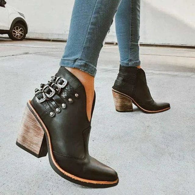 Drune | Ankle Boot Mit Absatz