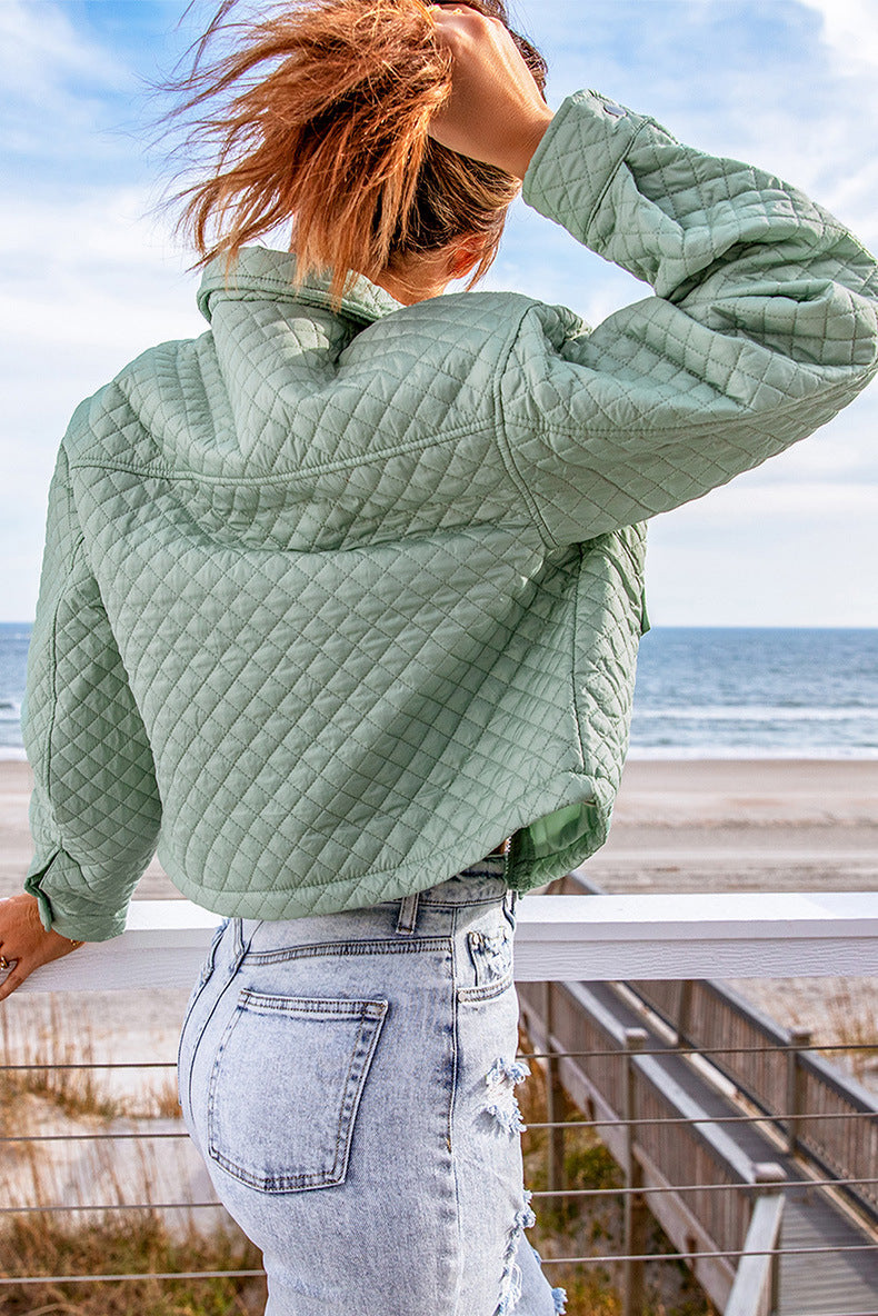 Drune | Dich Selbst Gekürzte Gesteppte Jacke
