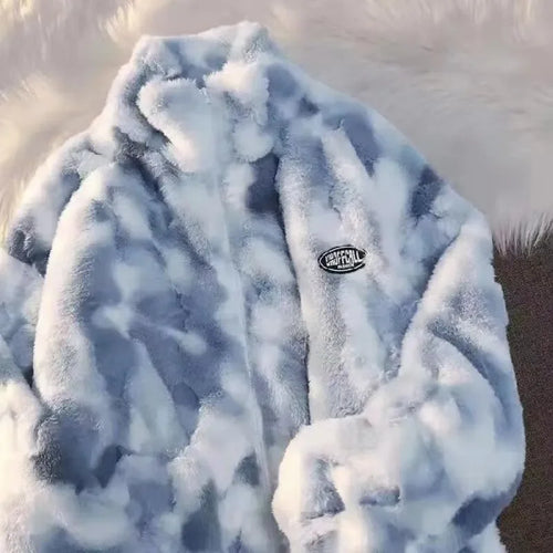 Drune | Tie-Dye Fleecejacke für Damen