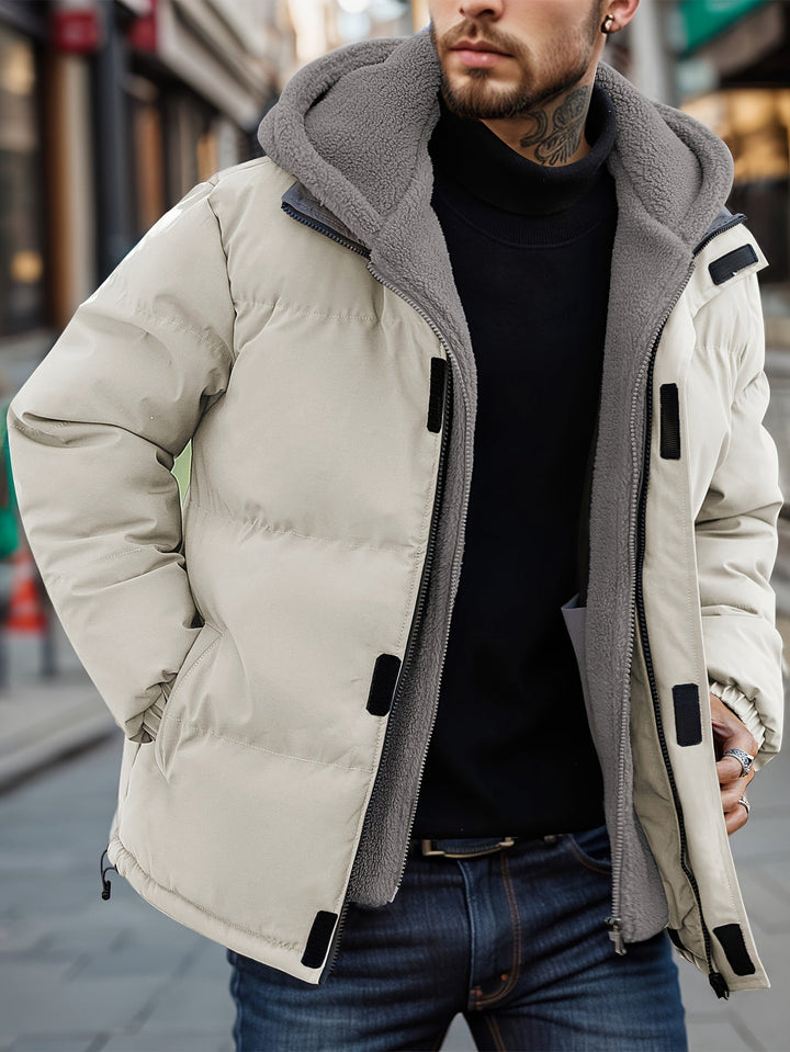 Drune | Herren Winter Steppjacke mit Reißverschluss und bequemer Passform