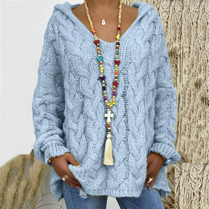 Drune | Zeitloses Kabelstrick-Pullover für Frauen