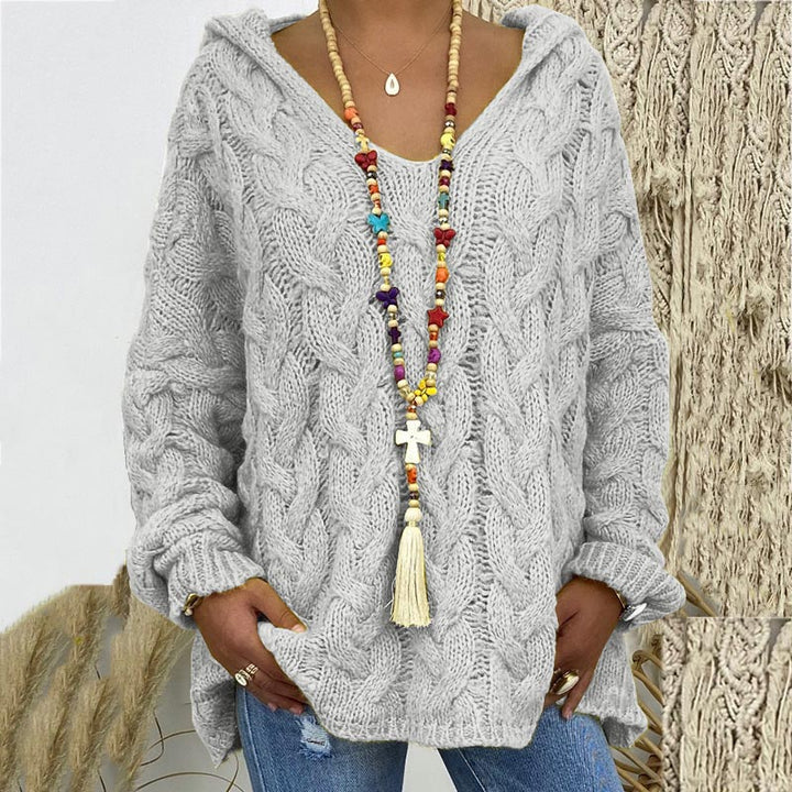 Drune | Zeitloses Kabelstrick-Pullover für Frauen