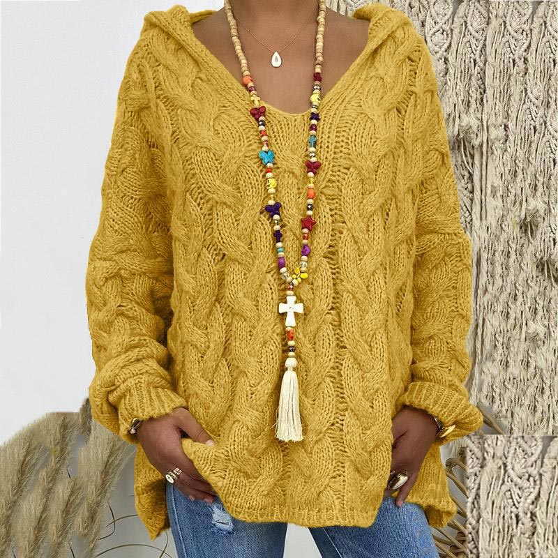 Drune | Zeitloses Kabelstrick-Pullover für Frauen