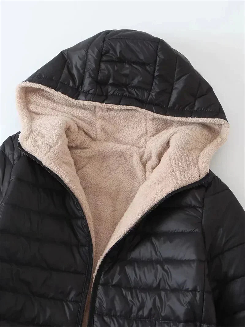 Drune | Loose Fit Daunenjacke Mit Kapuze - Lässig