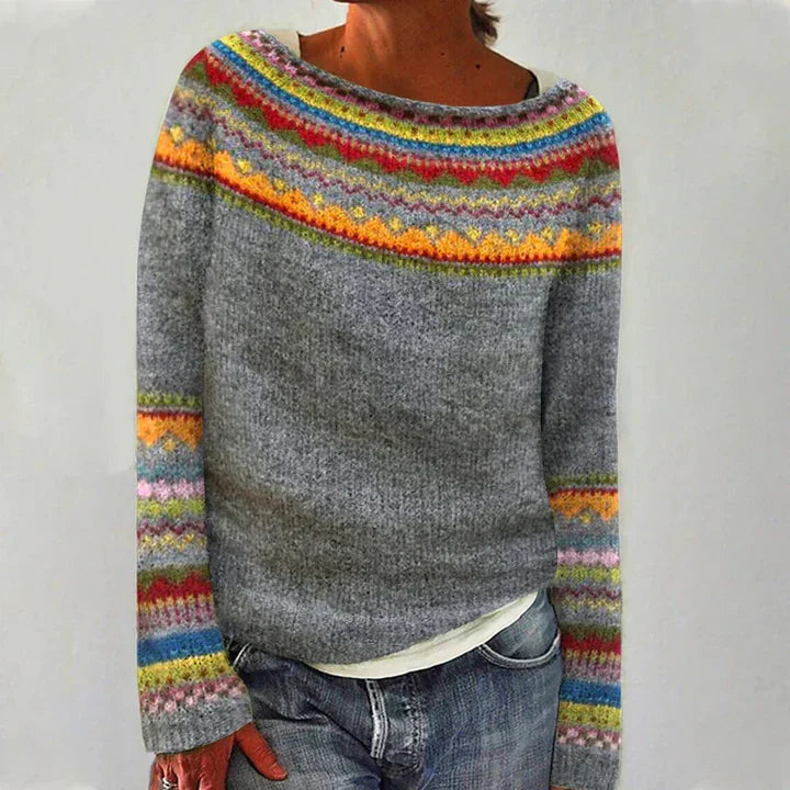 Drune | Warmer Retro - Winterpullover für frauen