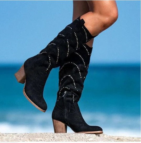 Drune | Elegante Kniehohe Stiefel
