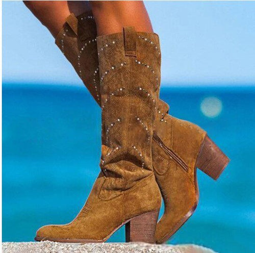 Drune | Elegante Kniehohe Stiefel
