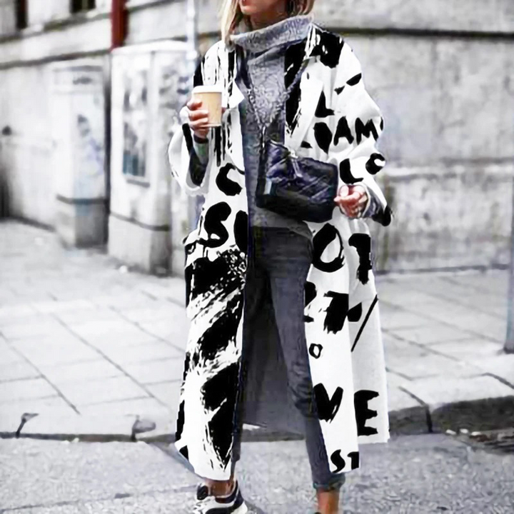 Drune | Trenchcoat Damen Lang Übergröße Jacke