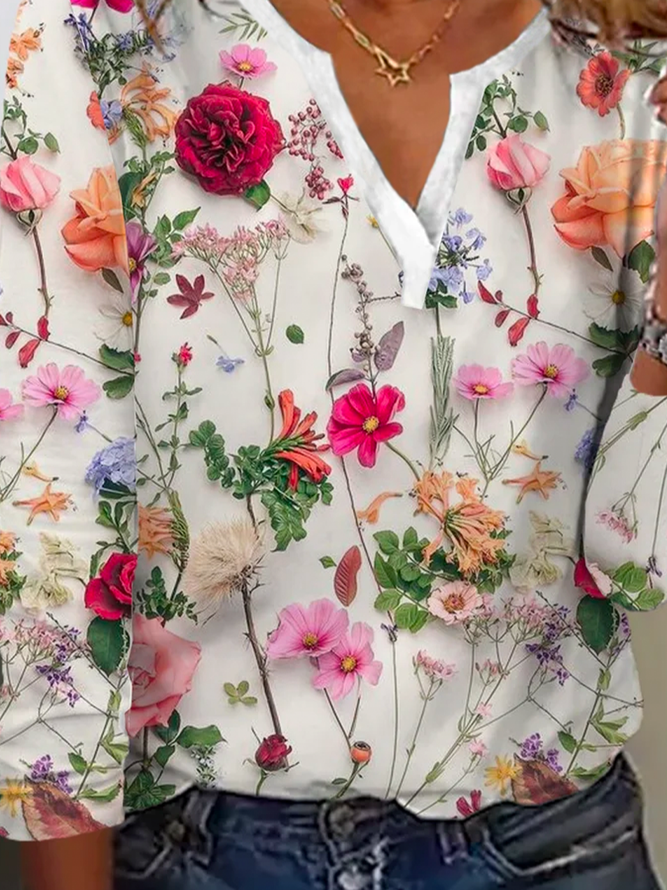 Drune | Trendy Floral Pullover