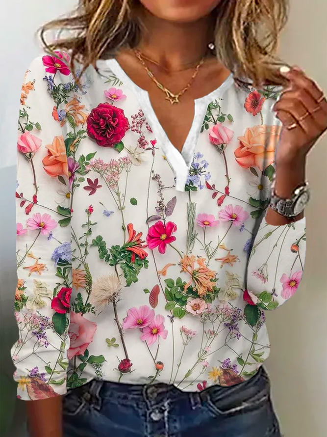 Drune | Trendy Floral Pullover