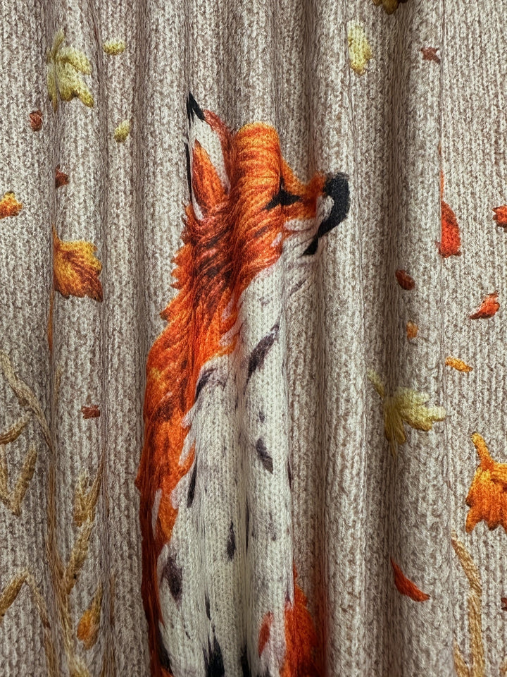 Drune | Trendy Fuchs Druck Pullover