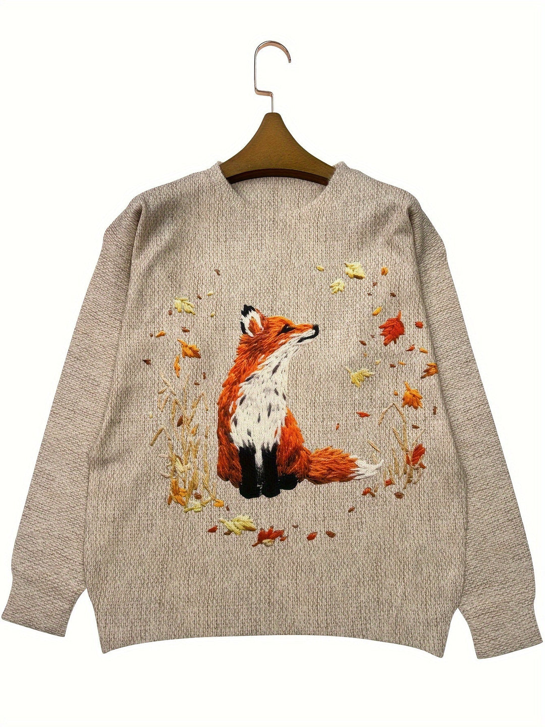Drune | Trendy Fuchs Druck Pullover