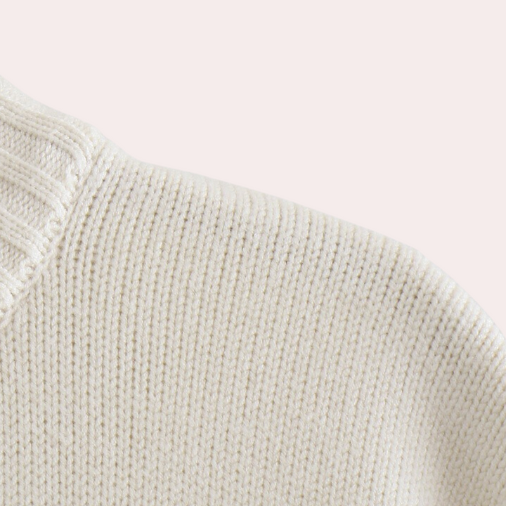 Drune | Trendy Oversized Gestreifter Damenpullover