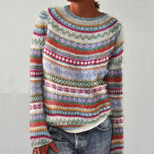 Drune | Trendy Bedruckter Damenpullover