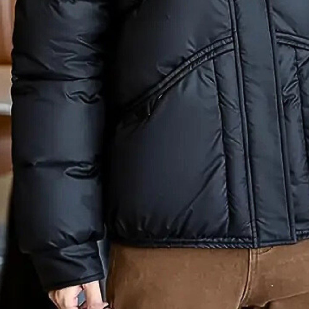 Drune | Damen Pufferjacke Mit Hohem Kragen - Reißverschluss