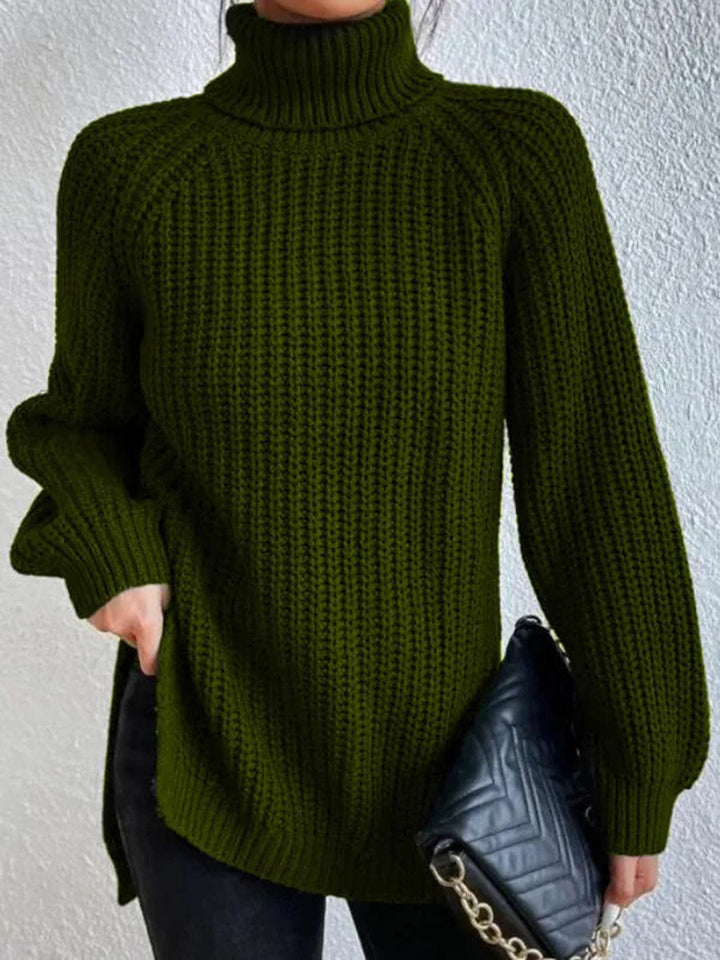 Drune | Trendy Damen Strickrollkragenpullover