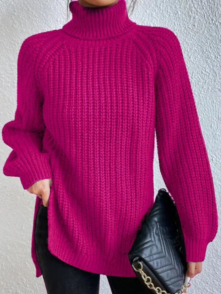 Drune | Trendy Damen Strickrollkragenpullover
