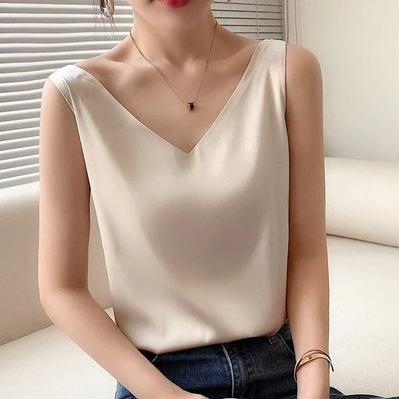 Drune | Seidig Weiches Tanktop Für Damen