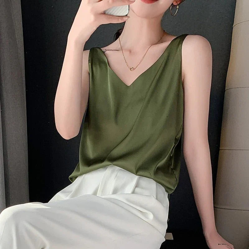 Drune | Seidig Weiches Tanktop Für Damen