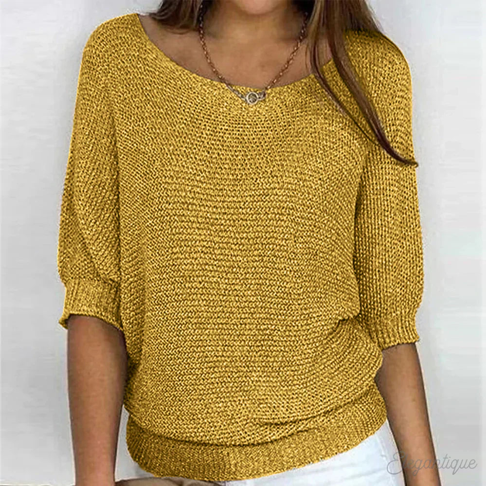 Drune | Strick Lässig Damenpullover Bequemer Und Stylischer Pullover