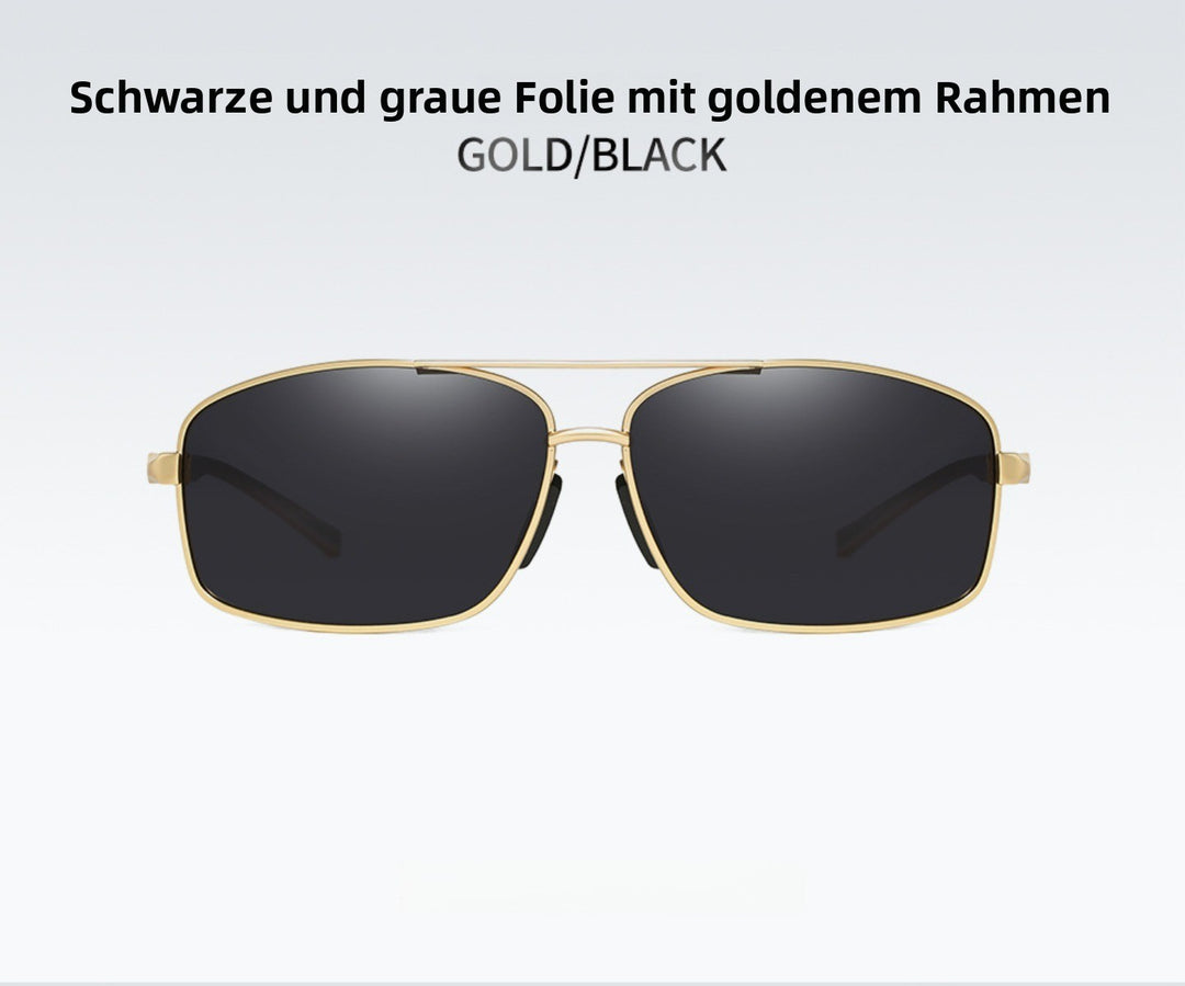 Drune | Vintage Square Aluminium Magnesium Polarisierte Sonnenbrille