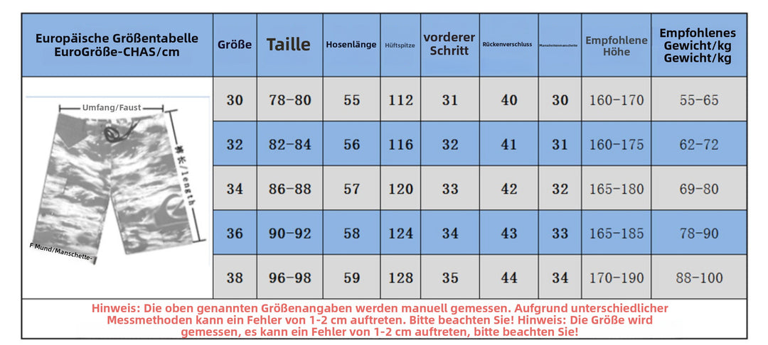 Drune | Schnell trocknende Strandhose in großen Größen