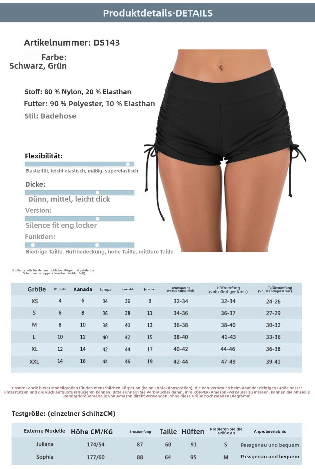Drune | Stretch-Badeanzüge mit hoher Taille