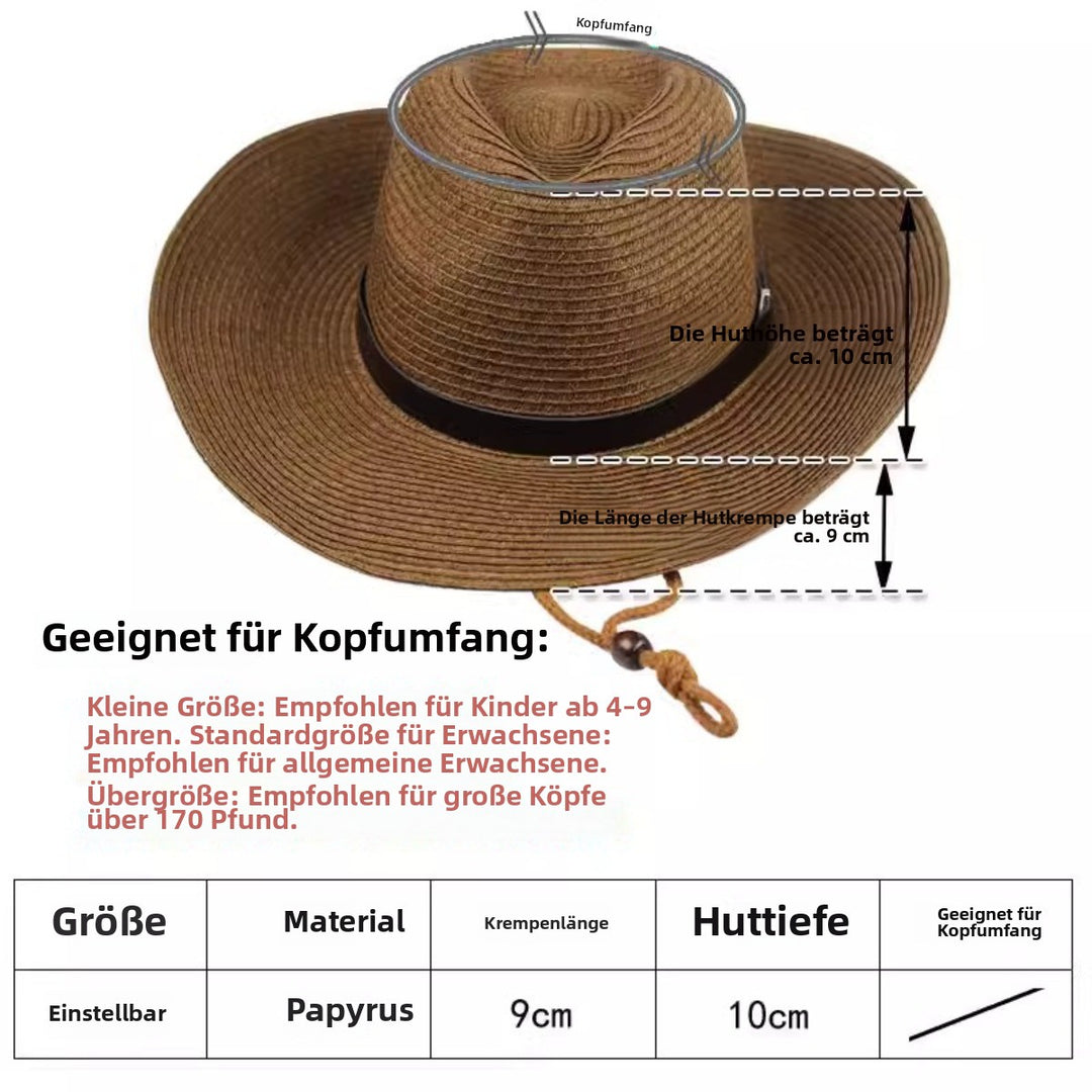 Drune | Herren Outdoor Schatten gewebt Strohhut