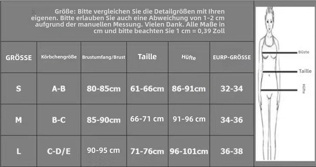 Drune | Sexy dreiteiliger Badeanzug mit Bikini-Ausschnitt