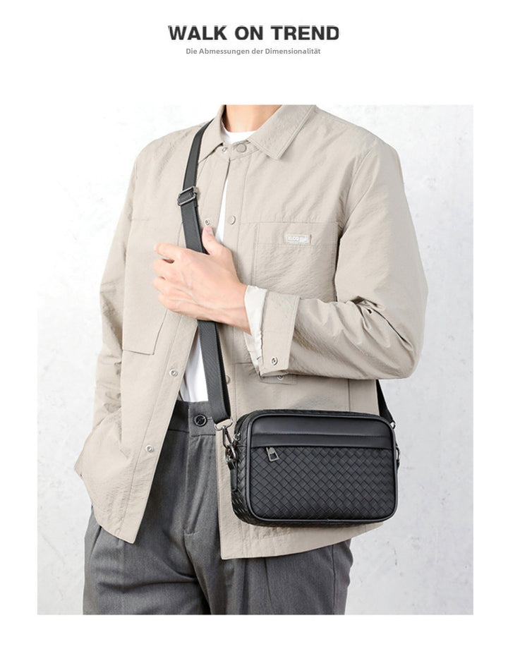 Drune | Mode High-End karierte Umhängetasche