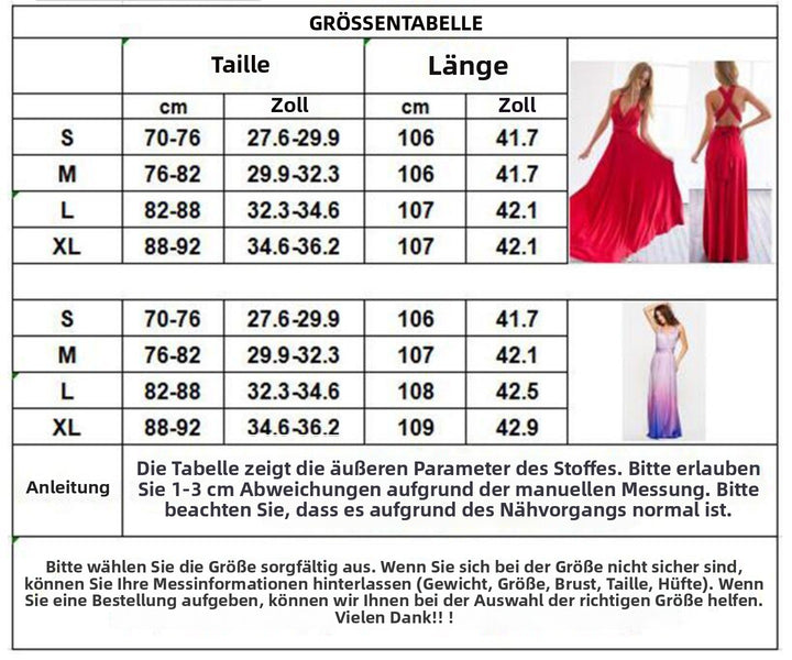 Drune | Multi-Wear Multi-Seil Kreuz rückenfrei Bandage Kleid