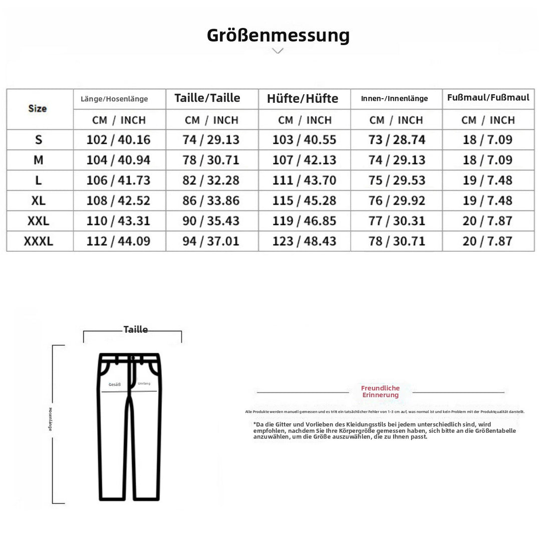 Drune | Gerade Sporthose mit Knöpfen