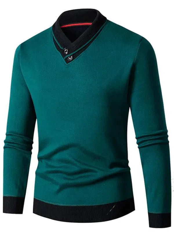 Drune | Slim Fit V-Ausschnitt Herren Pullover