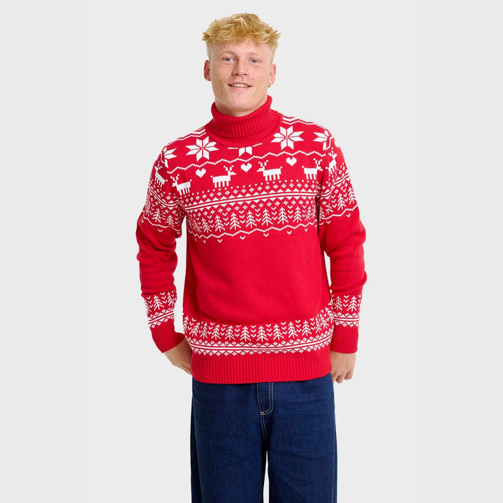 Drune | Der grönländische Weihnachtsrollkragenpullover - Herren