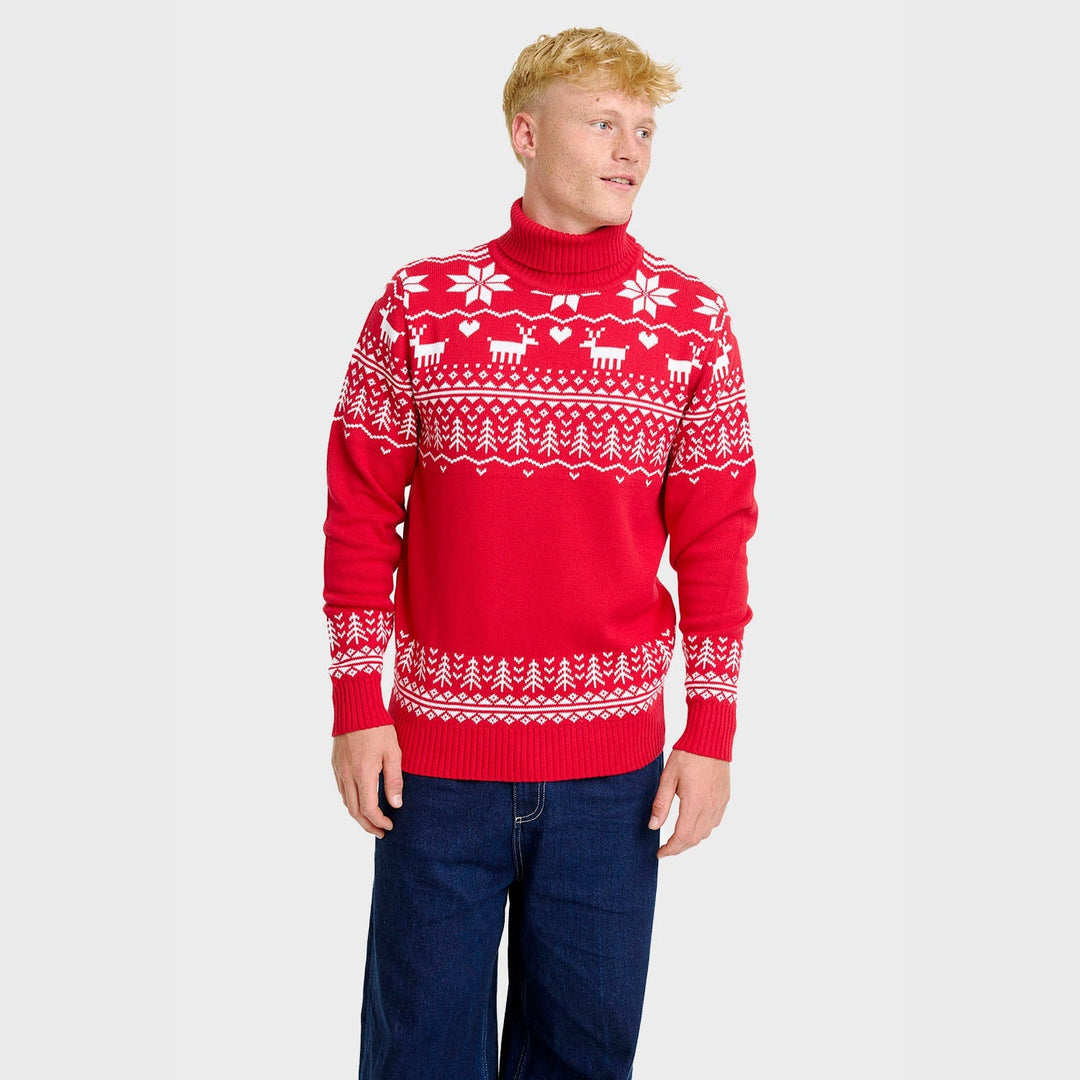 Drune | Der grönländische Weihnachtsrollkragenpullover - Herren