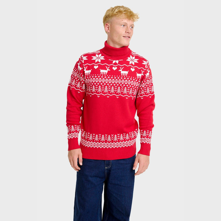 Drune | Der grönländische Weihnachtsrollkragenpullover - Herren