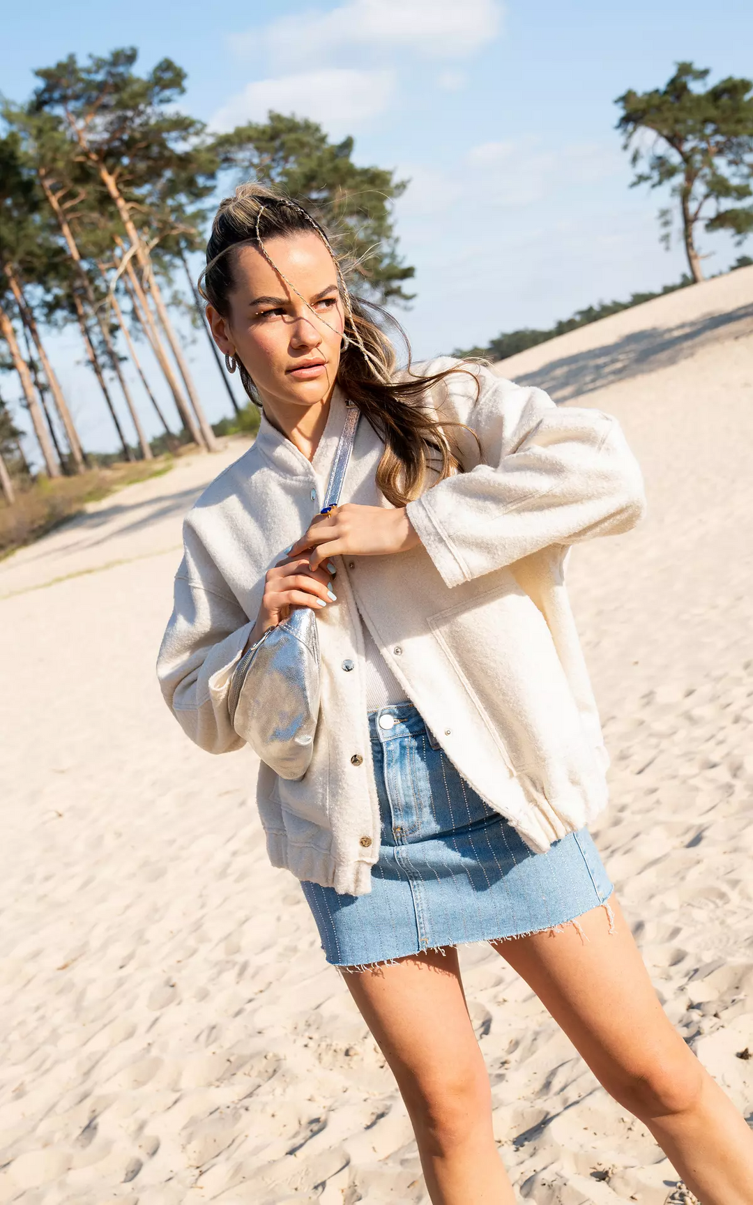 Drune | Weit geschnittene Luxus-Bomberjacke für Damen Bestseller Herbstjacke 2023