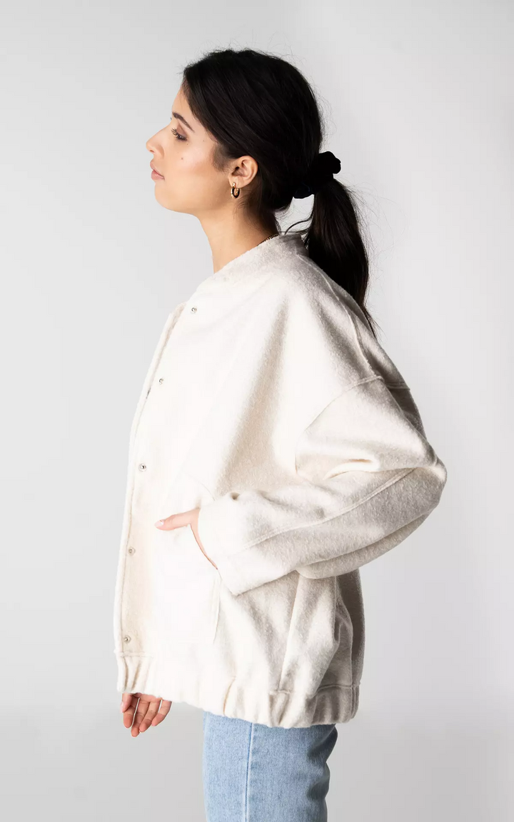Drune | Tweed Bomber Oversized - Bestseller Herbstjacke