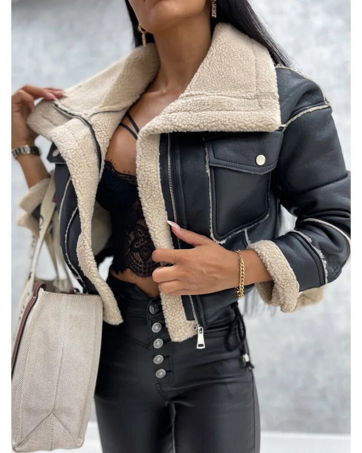 Drune | Retro Samt Kurze Jacke