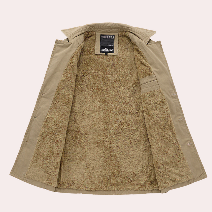 Drune | Eleganter, Warmer Trenchcoat für Männer