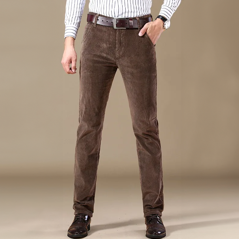 Drune | Kordhose mit geradem Schnitt für Herren