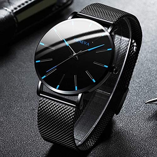 Herren Ultraflache Business Uhr Für Eleganten Stil