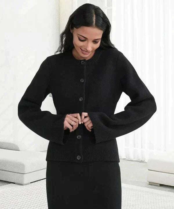 Drune | Stilvolle Gestrickte Weiche Strickjacke